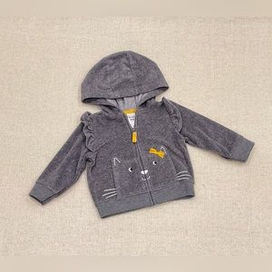 Baby girl clothes. Hoodie. 9 months. Carter’s